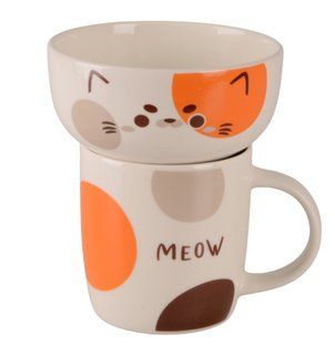 Набір дитячого посуду Limited Edition HAPPY CAT в упаковці (JSD05)
