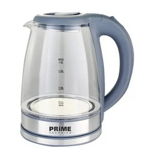 Електрочайник PRIME TECHNICS PKG 1808 G Gray