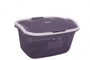Корзина для белья с крышкой Violet House PLUM Виолетта 5 л