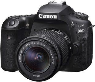 Цифровая зеркальная фотокамера Canon EOS 90D + 18-55 IS STM
