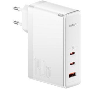 Зарядное устройство для GaN5 Pro 2C+U 140W (CCGP100202)бел +кабель