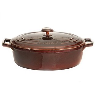 Кастрюля овальная Neo Cast Iron 3,2 л (чугун) с крышкой BergHoff