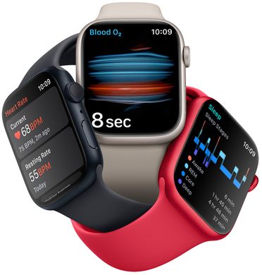 Смарт годинник Apple Watch S8 GPS 45 Midnight Alum Midnight Sp/B