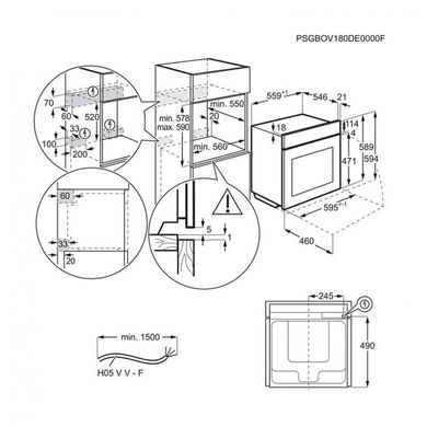 Духова шафа Electrolux KOAAS31WT