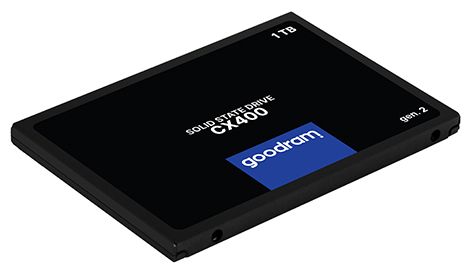 SSD внутрішні Goodram CX400 1 TB GEN.2 SATAIII TLC (SSDPR-CX400-01T-G2) комп'ютерний запам'ятовувальний пристрій