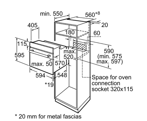 Духова шафа Bosch HIJ517YW0