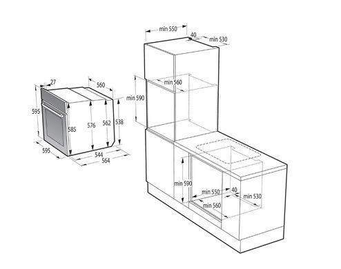 Духовой шкаф GORENJE BPSA6138B (BO3PBAK01-7)