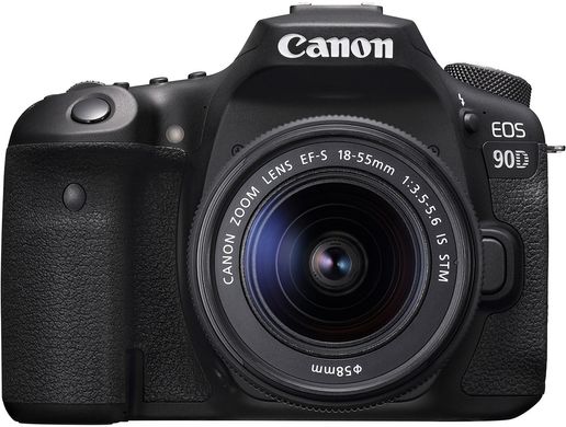 Цифрова дзеркальна фотокамера Canon EOS 90D + 18-55 IS STM