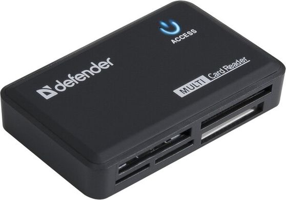 USB-хаб Defender Card Reader Optimus USB 2.0 Black (83501)