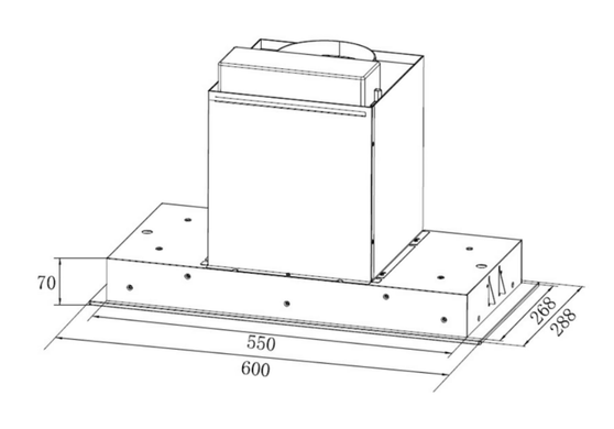 Витяжка телескопічна Hansa OMP 6523 BGPLH