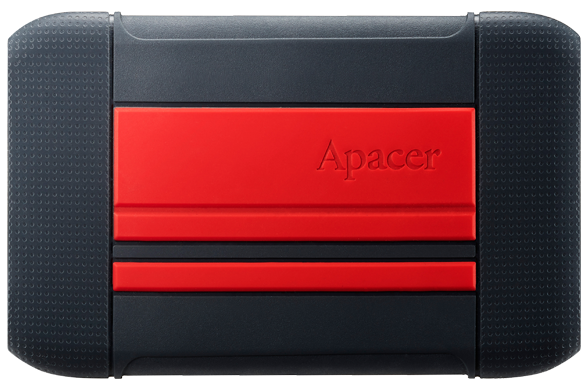 HDD накопитель ApAcer AC633 2TB (AP2TBAC633R-1) USB 3.1 Red