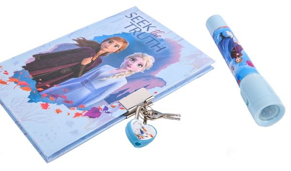Секретный блокнот на замочку с УФ-ручкой Frozen 2