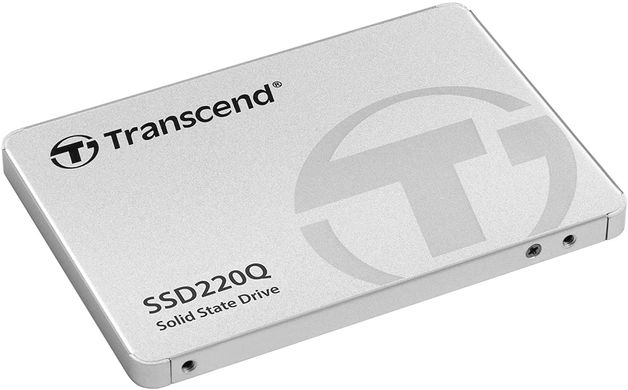 SSD внутрішні Transcend SSD220Q 1Tb SATAIII QLC (TS1TSSD220Q) комп'ютерний запам'ятовувальний пристрій