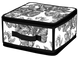 Кошик Idea Home DB-24 Anthracite Flowers 30x28x15 см фото 1