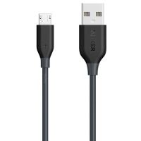 кабель Anker Powerline Micro USB - 0.9м V3 (Сірий)