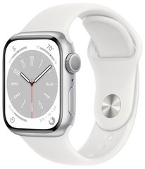 Смарт часы Apple Watch S8 GPS 41 Silver Alum White Sp/B
