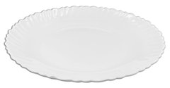 Тарелка обеденная Vittora ВОЛНА, белая 220 мм