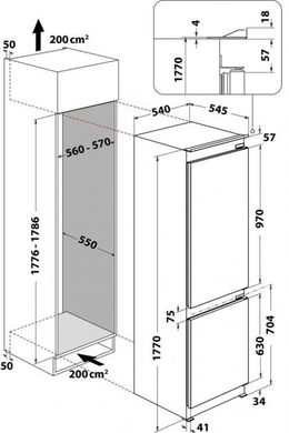 Встроенный холодильник Hotpoint-Ariston HAC18T311