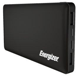 Портативное зарядное устройство Energizer UE10015-10000 mAh Li-pol + TYPE-C Black