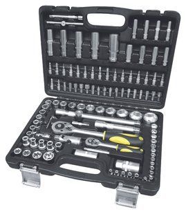 Набір інструментів професiйний 108 од. 1/4"&1/2" Сталь