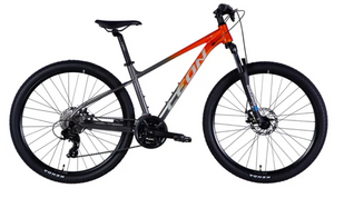 Велосипед AL 27,5" Leon XC 105 DD CS рама-16" помаранчевий зі сріблястим 2025