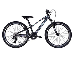 Велосипед AL 24" Leon JUNIOR AM Vbr CS рама-12" чорний 2025