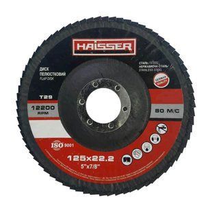 Круг лепестковый Haisser Т29 125х22,2 мм, P36 (97094)