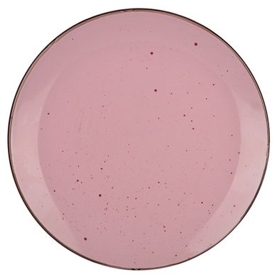 Тарелка Limited Edition TERRA 26.7см /обид./пудрово-рожева (YF6007-1)