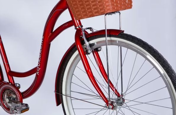 Велосипед ST 28" Dorozhnik AQUAMARINE BH рама-19" бордовий 2026