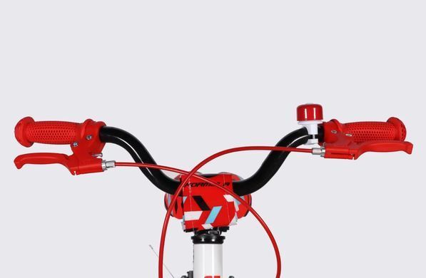 Велосипед AL 16" Formula Kid SLIM Vbr FR рама-8,5" білий з червоним 2026
