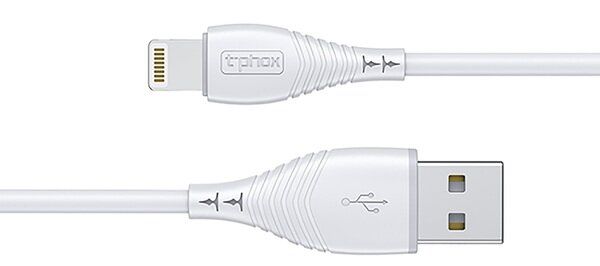 кабель T-Phox Nature T-L830 Lightning - 3A - 1.2m (Білий)