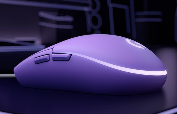 Мышь LogITech G102 Lightsync - Lilac - EER