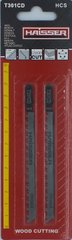 Пилочне полотно Haisser T301СD - н-р 2 шт, 90 мм, м"яка деревина, ДСП, столярна плита, ДВП (10-65 мм), прямий швидкий різ