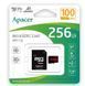 Карта памяти APACER MicroSDHC 256GB UHS-I Class 10 + SD адаптер (AP256GMCSX10UB-R) фото 1
