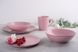 Тарілка Limited Edition TERRA 26.7см /обід./пудрово-рожева (YF6007-1) фото 3