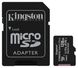 Карта пам'яті Kingston microSDHC 128GB Canvas Select + A1 (W100/W85) + SD адаптер фото 1