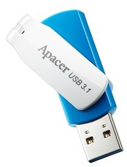 Флеш-драйв ApAcer 32GB USB 3.1 AH357 Blue/White (AP32GAH357U-1)