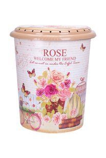 Корзина д/білизни Violet House 0290 DECOR Rose CREAM 40 л (0290 DECOR Rose CREAM 40 л)