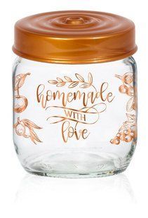 Банка Herevin Decorated Jam Jar-Homemade With Love 0.425 л