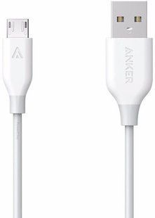 Кабель Anker PowerLine Micro USB (0.9m) Білий