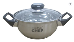 Каструля Bravo Chef 18 см (2.6 л) з кришкою (BC-2001-18)