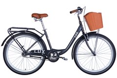 Велосипед 26" Dorozhnik LUX 2024 (темно-серый)