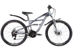 Велосипед ST 26" Discovery TRON AM2 DD з крилом Pl 2022 (сріблясто-чорний (м))