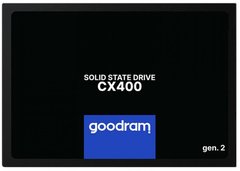 SSD внутрішні Goodram CX400 256GB GEN.2 SATAIII TLC (SSDPR-CX400-256-G2) комп'ютерний запам'ятовувальний пристрій