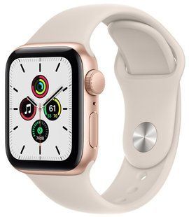 Смарт-годинник Apple Watch SE GPS 40 mm Gold Aluminium Case with Starlight Sport Band