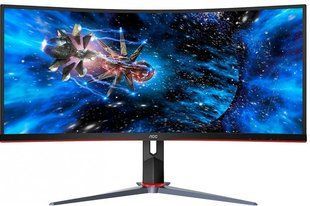 Монитор 34" AOC CU34G2X/BK