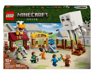 Конструктор LEGO Minecraft Нападение на деревню с воздушным шаром Гаст