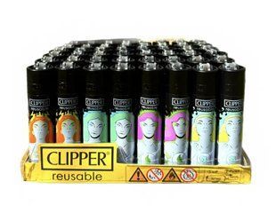Зажигалка CLIPPER CP11 с принтом 1х24 шт