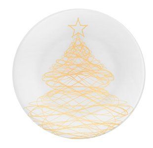Тарілка VIVA NY TREE GOLD/ 25 см (S3010-2)
