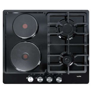 Варильна поверхня комбінована VENTOLUX HG622 B3 S (BK)